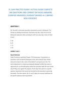 FL CAM PRACTICE EXAM 2 ACTUAL EXAM COMPLETE 100 QUESTIONS AND CORRECT DETAILED ANSWERS &lpar;VERIFIED ANSWERS&rpar;2026&sol;2027 FREQUENTLY TESTED Q&A FROM PAST PAPERS &ndash; MOST EXPECTED QUESTIONS FOR THE EXAM &ndash; MUST KNOW BEFORE THE EXAM&period;&NewLine;