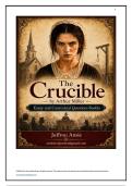 The Crucible &bull; Arthur Miller &bull; Complete Grade 12 English Literature Package &bull; Summary&comma; Analysis&comma; Literary Essays&comma; Model Answers & Contextual Questions &bull; &commat;Juffrou Ansie