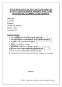 WGU C810 STUDY GUIDE QUESTIONS AND ANSWERS&NewLine;&lpar;LATEST&rpar; &vert; FROM QUESTION TO PERFECTION&vert; EVERY&NewLine;QUESTION SOLVED &vert; EVERY SCORE SECURED&excl;