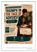 Triumph in the Face of Adversity &bull; Kedibone Seku &bull; Analysis & Contextual Questions Booklet &bull; English FAL Paper 2 &bull; Short Story Study Guide & Exam Practice &bull; &commat;Juffrou Ansie