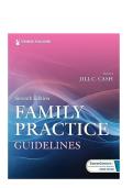 TEST BANK For Family Practice Guidelines&comma; 7th Edition by Jill C&period; Cash&semi; Cheryl A&period; Glass&comma; Verified Chapters 1 - 23&comma; Complete Newest Version TEST BANKS For Family Practice Guidelines&comma; 6th Edition by Jill C&period; Cash&semi; Cheryl A&period; Glass&comma; Verified