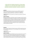 FSVO STATE TEST NEWEST 2026-2027 ACTUAL EXAM&NewLine;COMPLETE 150&plus; QUESTIONS AND CORRECT DETAILED&NewLine;ANSWERS &lpar;VERIFIED ANSWERS&rpar; &vert;ALREADY GRADED A&plus;