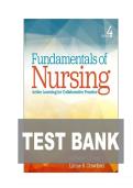 TEST BANK FOR Fundamentals of Nursing&colon; Active Learning for Collaborative Practice 4th Edition by Barbara L&period; Yoost&comma; Lynne R&period; Crawford ISBN&colon; 978-0443280191 ALL CHAPTERS COVERED 100&percnt; VERIFIED A&plus; GRADE ASSURED&excl;&excl;&excl;&excl;&excl;NEW LATEST UPDATE&excl;&excl;&excl;&excl;&excl;