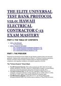 2026&sol;2027 Hawaii Electrical Contractor C-13 Exam Test Bank &vert; S-Tier Ultimate Mastery Protocol &lpar;Elite Q&A&rpar;