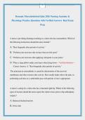 Dynamic Musculoskeletal Quiz 2026 Nursing Anatomy & Physiology Practice Questions with Verified Answers Real Exam Prep &period;