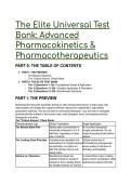2026&sol;2027 S-Tier Advanced Pharmacokinetics & Pharmacotherapeutics Test Bank &vert;  Case-Based Scenarios & Rationales