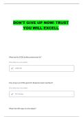 DC 308 STUDY GUIDE QUESTIONS WITH COMPLETE ANSWERS