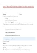 QSO 645 WEEK 8 QUIZ&colon; PROJECT MANAGEMENT SCENARIOS AND SOLUTIONS