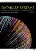 Test Bank for Database Systems&colon; Design&comma; Implementation&comma; and Management &ndash; Complete