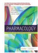 Test Bank for Pharmacology A Patient-Centered Nursing&NewLine;Process Approach&comma; 11th Edition by Linda E&period; McCuistion &vert; ISBN&colon; 9780323881401 &vert;  Chapter 1-58 &vert; All Chapters 
