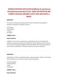 GEORGIA PESTICIDE APPLICATOR EXAM&lpar;Cat 24 and General&NewLine;Standards &lpar;Commercial&rpar;&rcub; ACTUAL EXAM 100 QUESTION AND&NewLine;CORRECT DETAILED ANSWERS LATEST 2023-2024&period;RATED A&NewLine;GRADE&period;  2026&sol;2027 REVIEW OF PAST PAPERS