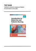 Test Bank for Introduction to Maternity and Pediatric Nursing 9th Edition by Gloria Leifer Questions and Answers&NewLine;