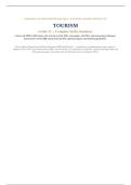 TOURISM - Grade 12-  Complete Study Summary&NewLine;