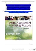 Test Bank for Health Assessment for Nursing Practice 8th Edition by Wilson and Giddens