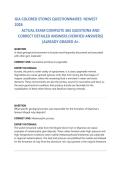 GIA COLORED STONES QUESTIONNAIRES NEWEST 2026&sol;2027 ACTUAL EXAM COMPLETE 365 QUESTIONS AND CORRECT DETAILED ANSWERS &lpar;VERIFIED ANSWERS&rpar; &vert;ALREADY GRADED A&plus;&period;