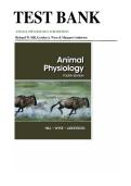 TEST BANK&NewLine;ANIMAL PHYSIOLOGY 4TH EDITION&NewLine;Richard W&period; Hill&comma; Gordon A&period; Wyse & Margaret Anderson