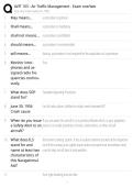 AVIT 103 AIR TRAFFIC MANAGEMENT EXAM 1 AND 2 STUDY GUIDE 2026 COMPLETE QUESTIONS WITH CORRECT DETAILED ANSWERS &vert;&vert; 100&percnt; GUARANTEED PASS RECENT VERSION