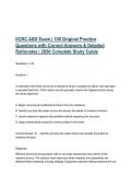 IICRC ASD Exam &vert; 100 Original Practice Questions with Correct Answers & Detailed Rationales &vert; 2026 Complete Study Guide