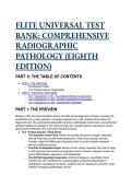 2026&sol;2027 S-Tier Elite Test Bank&colon; Comprehensive Radiographic Pathology &lpar;8th Edition&rpar; &vert; Advanced Q&A with Mentor Analysis