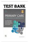 Test Bank for Primary Care&colon; Interprofessional Collaborative Practice&comma; 6th Edition by Buttaro&comma; Polgar-Bailey&comma; Sandberg-Cook & Trybulski &lpar;All Chapters 1&ndash;228 Covered&rpar;