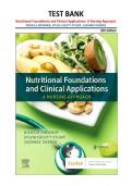 Nutritional Foundations and Clinical Applications&colon; A Nursing Approach&comma; 8th Edition &mdash; Test Bank