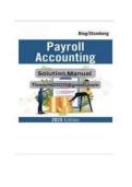 Solution Manual for Payroll Accounting 2025&comma; 35th Edition by Bernard J&period; Bieg&comma; Bridget Stomberg&comma; Chapters 1 - 7&comma; Complete Verified Newest Version