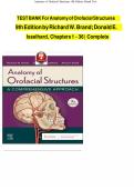 TEST BANK For Anatomy of Orofacial Structures&NewLine;9th Edition by Richard W&period;Brand&semi; Donald E&period;&NewLine;iiIsselhard&comma;iiChaptersii1ii-ii36ii&vert;iiComplete