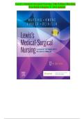 Test Bank for Lewis's Medical-Surgical Nursing 12th Edition by Harding &vert; Chapters 1-69 &vert; ISBN 9780323789615