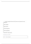 ISQS 4350 EXAM 2 QUESTIONS WITH CORRECT ANSWERS&period;&period;