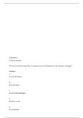 ISQS 4350 TEST 2 QUESTIONS WITH CORRECT ANSWERS