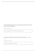 ISQS 4350 QUIZ 1-4 QUESTIONS WITH CORRECT ANSWERS