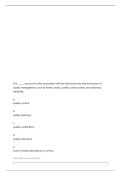 ISQS 4350 HW 12-14 EXAM 2 QUESTIONS WITH CORRECT ANSWERS