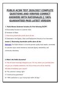 PUBLIX ACSM TEST 2026&sol;2027 COMPLETE QUESTIONS AND VERIFIED CORRECT ANSWERS WITH RATIONALES &vert;&vert; 100&percnt; GUARANTEED PASS LATEST VERSION download