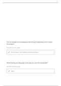 ISQS 4350  Comprehensive project management quiz questions and answers&period;&period;