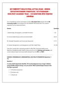 RN CommuNity HealtH FiNal aCtual exam &ndash; HigHeR&NewLine;eduCatioN NuRsiNg CuRRiCulum &sol; ati staNdaRds &ndash;&NewLine;2026&sol;2027 aCademiC yeaR &ndash; 100 QuestioNs witH VeRiFied&NewLine;aNsweRs 