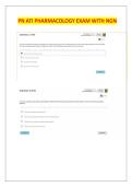 PN ATI Pharmacology Exam with NGN&colon; 60 Practice Questions&NewLine;&NewLine;
