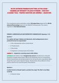 NR 565 AdvANced PhARmAcology FiNAl ActuAl exAm &ndash;&NewLine;chAmbeRlAiN uNiveRsity college oF NuRsiNg &ndash; 2026&sol;2027&NewLine;AcAdemic yeAR &ndash; veRiFied QuestioNs ANd ANsweRs &vert;&vert; bRANd New &period; 