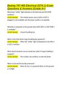 Boeing 747-400 Electrical &lpar;SIT4&period;1&rpar; Exam Questions & Answers &lpar;Grade A&plus;&rpar;&period;docx&NewLine;&NewLine;