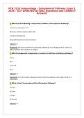 PCB 3233 Immunology - Complement Pathway Exam 1&NewLine;2026 &ndash; UCF UPDATED ACTUAL Questions and CORRECT&NewLine;Answers