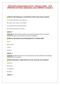 PCB 3233 Immunology Exam 1 Review 2026 &ndash; UCF&NewLine;UPDATED ACTUAL Questions and CORRECT Answers