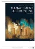 TEST BANK FOR Management Accounting 5th Edition by Leslie G&period; Eldenburg&comma; Albie Brooks ISBN&colon;978-1394263509 COMPLETE GUIDE ALL CHAPTERS COVERED