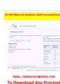 RN ATI Maternal Newborn 2027 with NGN Proctored Exam Questions and Answers&NewLine;&NewLine;
