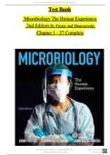 Test Bank For Microbiology&colon; The Human Experience 2nd Edition By John W Foster&comma; Zarrintaj Aliabadi&comma; Joan L Slonczewski 9780393533248 Chapter 1-27 Complete Guide