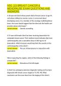 NSG 115 BREAST CANCER & MENOPAUSE EXAM QUESTIONS AND ANSWERS&period;docx&NewLine;&NewLine;