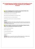 ATI Comprehensive Predictor NCLEX-RN Readiness Exam&NewLine;2 2026 UPDATED ACTUAL Questions and CORRECT&NewLine;Answers