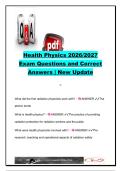 Health Physics Exam 2026&sol;2027 &vert; 50&plus; Questions & Correct Answers &vert; ALARA&comma; Radiation Protection&comma; Dose Limits&comma; Shielding & Pregnancy Safety