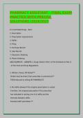 PHARMACY ASSISTANT EXAMS WITH CORRECT ANSWERS&sol;UPDATED 2026&sol;2027 &sol;GURANTEED PASS &sol;GRADED A&plus;