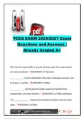 TCEQ Water Operator Exam 2026&sol;2027 &vert; 35&plus; Questions & Correct Answers &vert; Public Water Systems&comma; Safe Drinking Water Act&comma; Operator Licensing&comma; Water Quality & Customer Relations