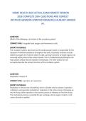 HOME HEALTH AIDE ACTUAL EXAM NEWEST VERSION&NewLine;2026&sol;2027  COMPLETE 208&plus; QUESTIONS AND CORRECT&NewLine;DETAILED ANSWERS &lpar;VERIFIED ANSWERS&rpar; &vert;ALREADY GRADED A&plus;&period;