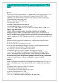 Leadership HESI Exam Prep Test Bank 1 with 200 Questions and Correct Answers with Rationales&sol; Hesi Leadership Exam Prep Test Bank Latest &lpar;New&excl;&rpar;